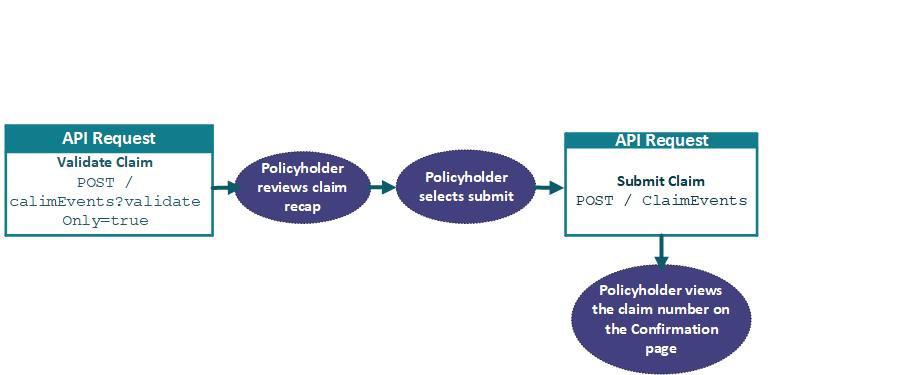 Claim recap and submission flow