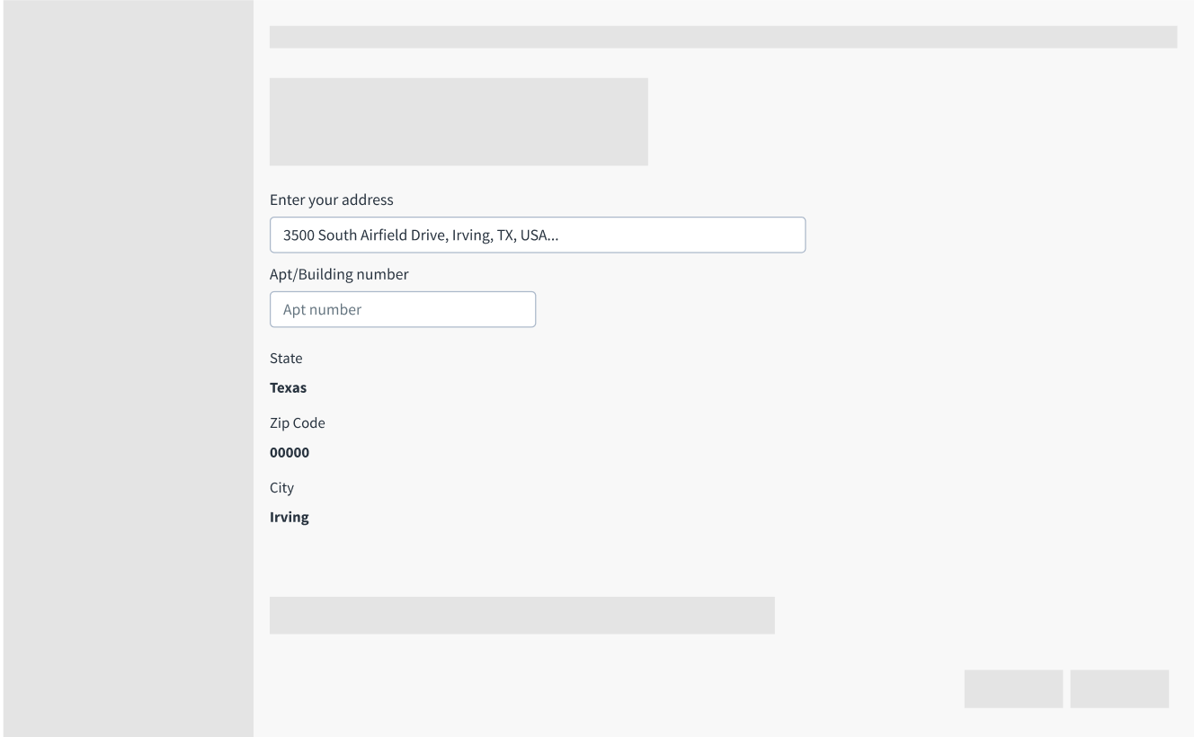 Adresse in Digital-Anwendungen