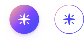 AI floating button icons