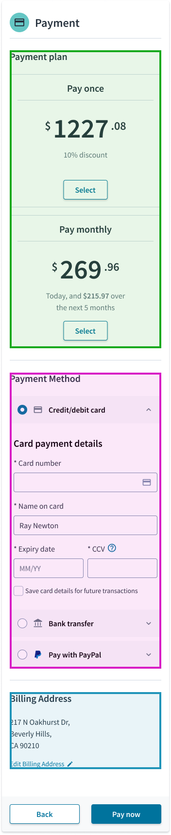 Imagen que ilustra los cambios en el patrón de pago en dispositivo móvil